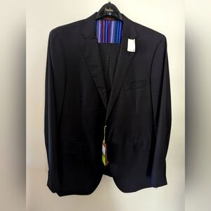 Etro Blue Suit 46R Italy